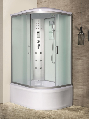 Душевая кабина River DUNAY XL 110/80/44 MT L -10000006192 110х80 асимметричная с крышей ориентация левая