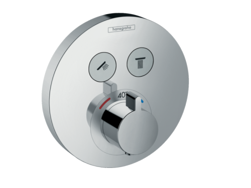 Смеситель Hansgrohe ShowerSelect S 15743000 встраиваемый в стену хром с термостатом
