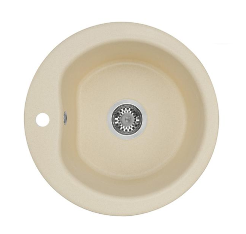 Кухонная мойка Aquaton Мида 1A712732MD290 51х51 цвет бежевый поверхность матовая