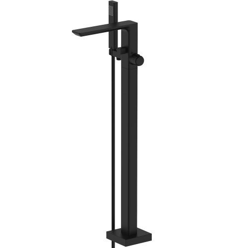 Смеситель Azario PIANO AZ-208260AB5PA-0308A напольный черный матовый