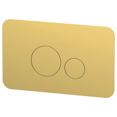 Клавиша смыва механическая Remer RB810DO цвет золото глянцевое