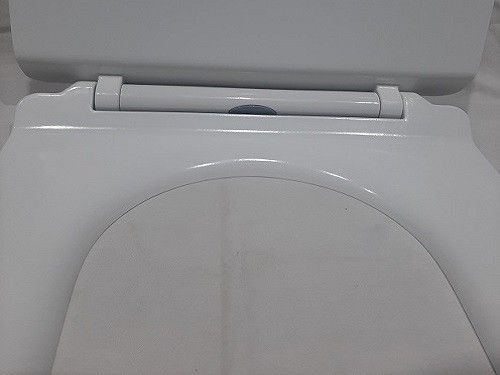 Унитаз приставной CeramaLux 217D белый глянцевый с сиденьем микролифт каскадный смыв - фото 4