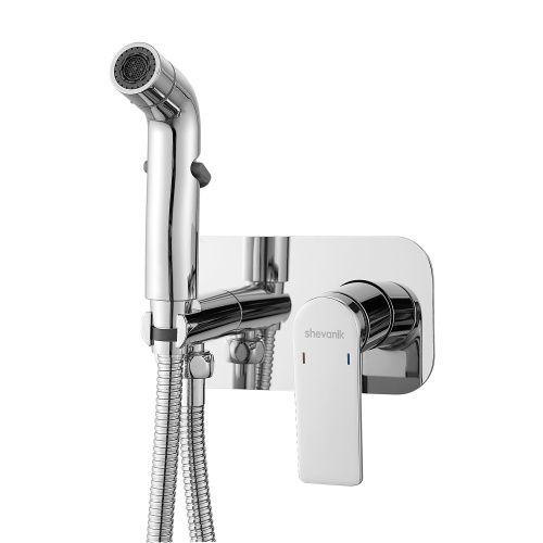 Гигиенический душ со смесителем Shevanik S4105 хром