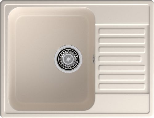 Кухонная мойка Granfest Quarz 13 белый 62х48 цвет белый поверхность матовая