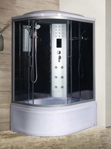 Душевая кабина River DUNAY 120/80/44 TH R (10000000068) 120х80 асимметричная с крышей ориентация правая