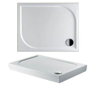 Душевой поддон Riho KOLPING D004007005 100х90 литьевой мрамор белый с ножками