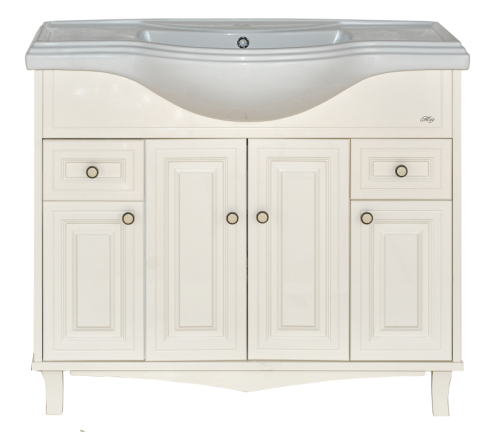 Тумба под раковину Misty Шармель Л-Шрм01105-5812Я 102х34х85 напольная