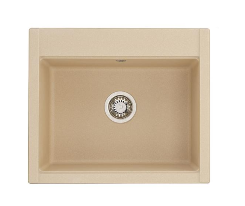 Кухонная мойка Aquaton Делия 1A715232LD260 59х51 цвет бежевый поверхность матовая