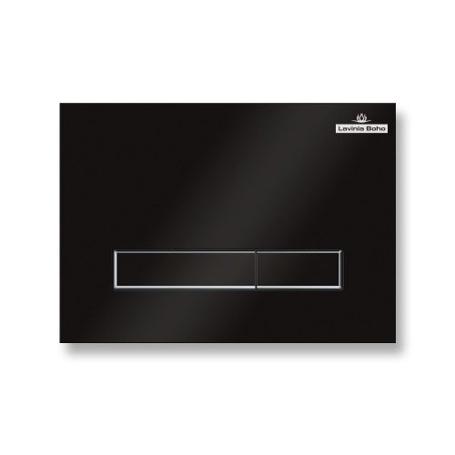 Клавиша смыва механическая Lavinia Boho RelFix 3805003B цвет черный глянцевый/хром