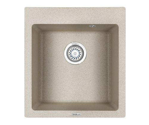 Кухонная мойка Granula 4651, ПИРИТ 51х47 цвет бежевый поверхность матовая