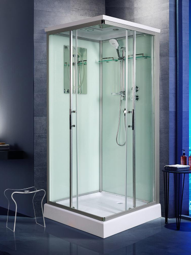 Душевая кабина WeltWasser WW500 LAINE 1002 (10000003263) 100х100 с крышей ориентация универсальная