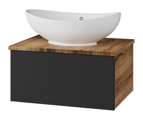 Тумба под раковину Misty Ива П-Ива-01060-481Я 60х45х30 подвесная