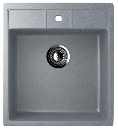 Кухонная мойка Ulgran Classic U-406-342 45х50 цвет графит