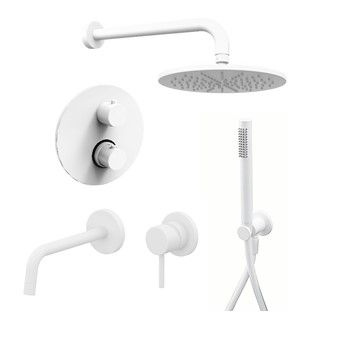 Душевая система Paffoni Light KITLIQ018BO006 встраиваемая в стену