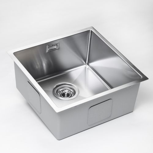 Кухонная мойка Grandex Aqua PROLINE 44 303413 44х44 цвет сатин поверхность матовая