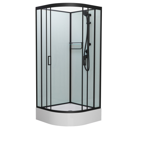 Душевая кабина Frank 140009 90х90 без крыши ориентация универсальная