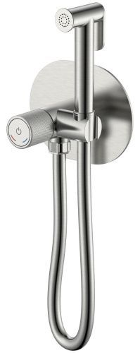 Гигиенический душ со смесителем Boheme Tech 157-NB никель брашированный