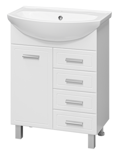 Тумба под раковину Misty Стелла Э-Сте01065-01К4Я 61х33х70 напольная