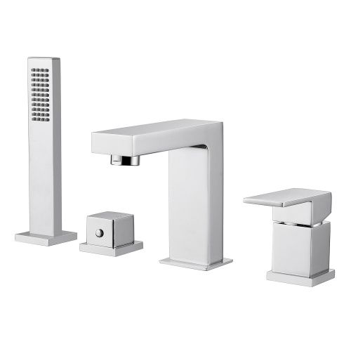 Смеситель ABBER Daheim AF8213 на борт ванны хром