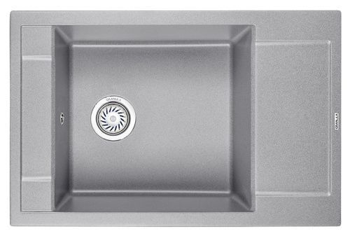 Кухонная мойка Granula 7806, БАЗАЛЬТ 78х50 цвет серый поверхность матовая