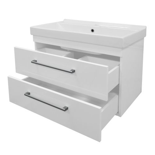 Тумба с раковиной Loranto Модерн CS00039378 80х44х60 цвет белый