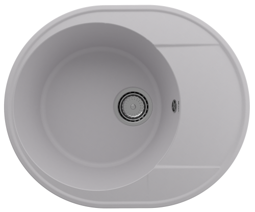 Кухонная мойка Ulgran Quartz Nora 585-04 59х49 цвет серый поверхность матовая