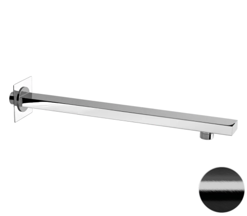 Кронштейн для верхнего душа 30 см Remer 348Q30CFP черный брашированный хром