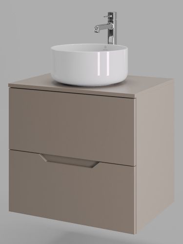 Тумба с раковиной Orange Line Li-60TuLMDF+B07-345W 61х46х72