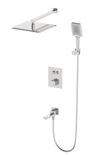 Душевая система с термостатом Wonzon & Woghand WW-88929003-BN встраиваемый в стену с термостатом