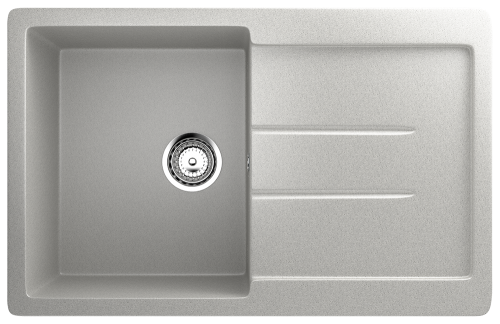 Кухонная мойка Ulgran Classic U-507-310 77х50 цвет серый