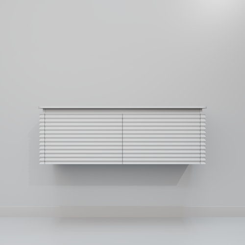 Тумба с раковиной Art Decco Jacqueline (Жаклин) AJC12W34D100 120x45x40 подвесная цвет белый