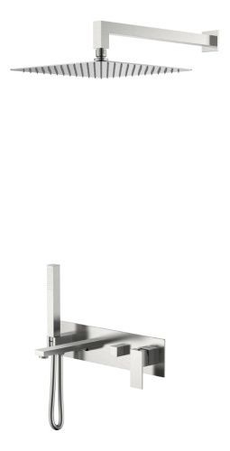 Душевая система Boheme Qubic 474-NB встраиваемая цвет никель