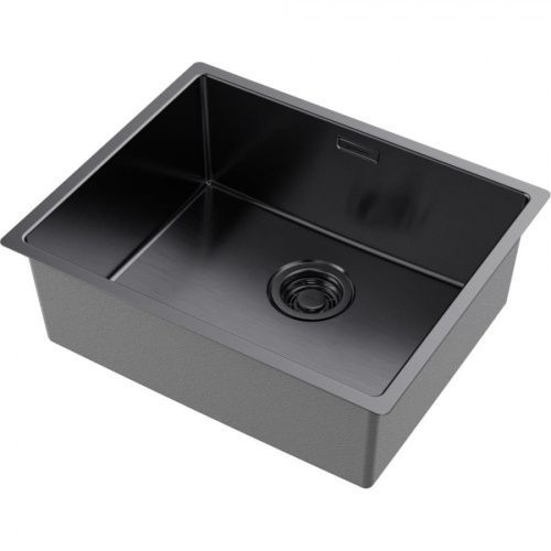 Кухонная мойка Omoikiri Tadzava Ultra 4993267 54х44 цвет вороненая сталь