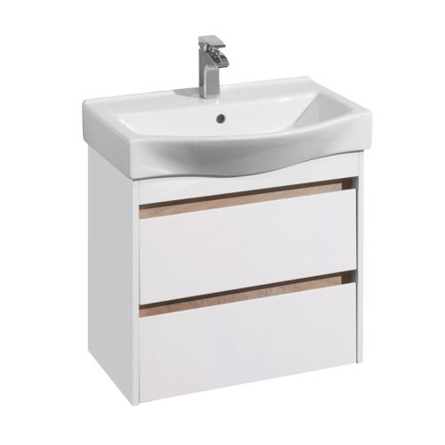 Тумба под раковину Aquaton Нортон 1A248801NT010 65х36х55 подвесная цвет белый