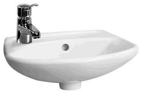 Раковина из санфаянса Jika LYRA 8.1527.1.000.105.9 41х30 подвесная цвет белый 1 отверстие под смеситель