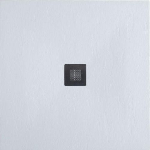 Душевой поддон Allen Brau Priority 8.31002-21 90х90 искусственный камень белый без каркаса