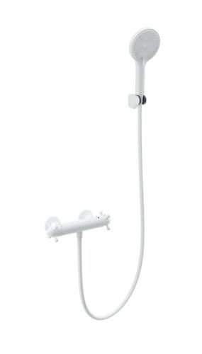 Смеситель для душа Wonzon & Woghand WW-B2048-A-MW настенный белый с термостатом