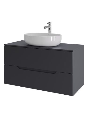 Тумба с раковиной Orange Line Li-100TugMDF+B05-520W 101х46х68