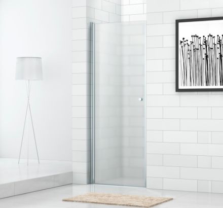 Душевая дверь Cezares ECO ECO-O-B-1-60-P-Cr 60х190 стекло рифленое профиль хром глянцевый