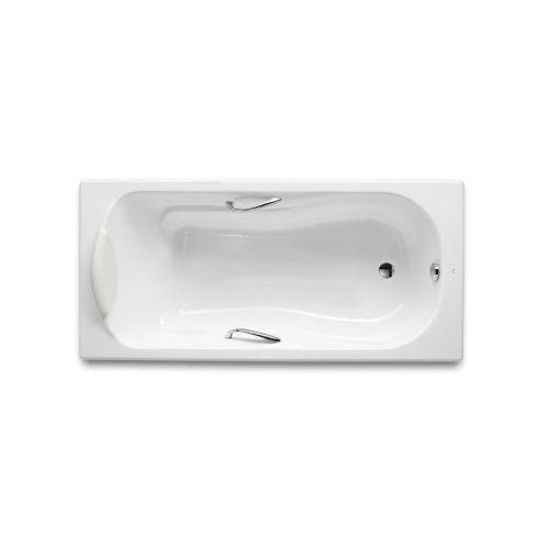 Ванна чугунная Roca 7.2331.G.000.0 140х75 пристенная прямоугольная без ножек