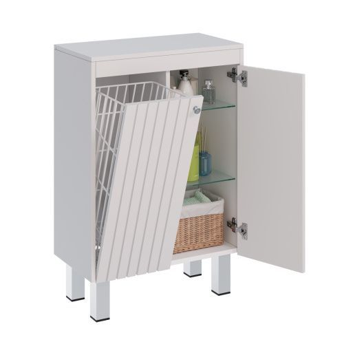 Шкаф LeMark Romance LM07R35N-SH 60х33х75 напольный/подвесной цвет белый