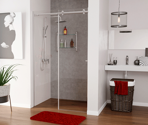 Душевая дверь Wasserkraft Vils 56R 56R05 120х200 стекло прозрачное профиль хром глянцевый - фото 4