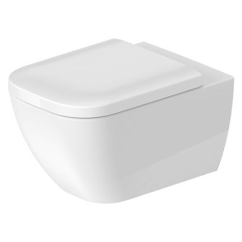 Чаша унитаза подвесная Duravit Happy D.2 22220900001 цвет белый без сиденья безободковая душевой смыв