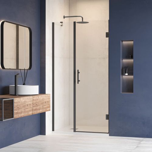 Душевая дверь RGW Hotel 350601212-14 120х195 стекло прозрачное профиль черный