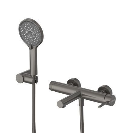 Смеситель Cezares RELAX RELAX-VD-GM настенный оружейная сталь