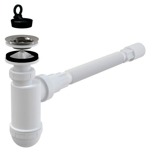 Сифон для раковины Alcadrain A41 Flexi