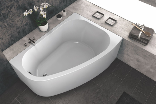 Ванна акриловая Kolpa-San CHAD 518980 170х120 угловая асимметричная без каркаса