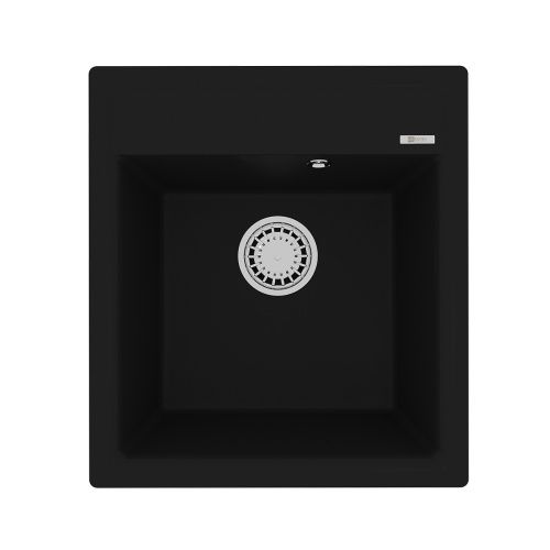 Кухонная мойка LeMark Hanka 450 9910007 45х50 цвет антрацит поверхность матовая