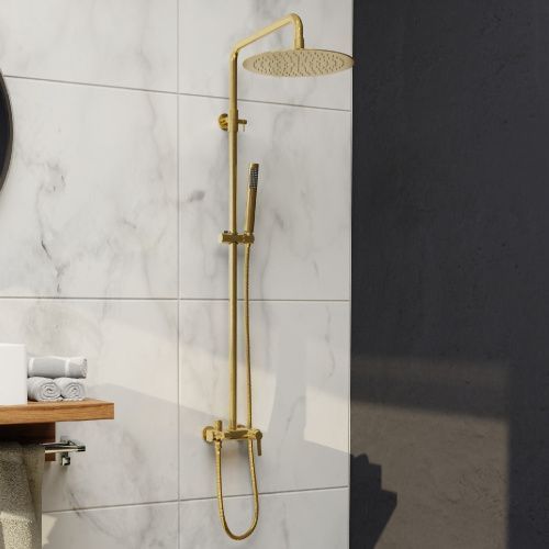 Душевая стойка RGW Shower Panels 51140131-06 настенная цвет золото