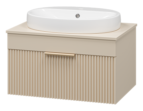 Тумба под раковину Brevita Enfida ENF-06070-0341Я 71х50х40 подвесная